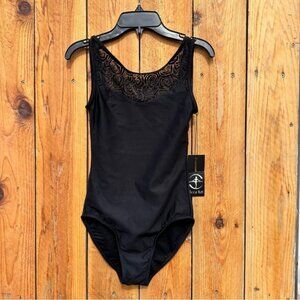 Girls Wear Moi Lace Detail Leotard NWT